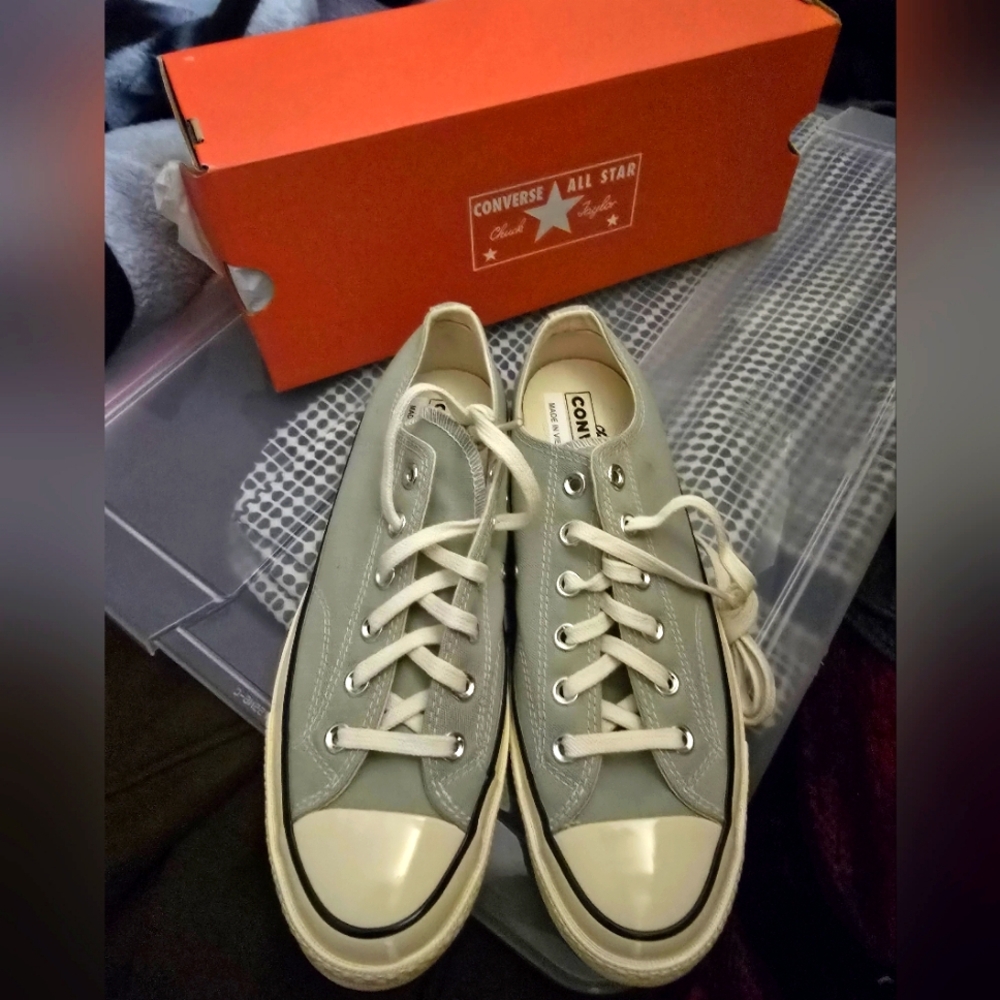 Converse Chucks Canvas Gray Women 9 Men 7